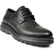 Nobel 5044 Siyah Deri Eva Taban Klasik Erkek Ayakkabı