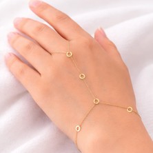 Hakan Mücevherat Halka 14 Ayar Altın Şahmeran Bileklik