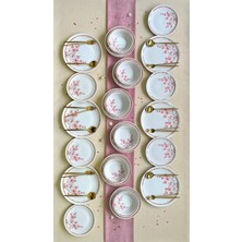 UltraMint Şık Seramik 24 Parça Yemek Takımı, 6 Kişilik, Elegant Tasarım