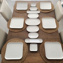 UltraMint 15 Parça Modern Kahvaltı ve Yemek Takımı Seti, Şık ve Kullanışlıâ