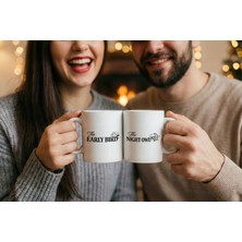 Mithor Shop Early Bird & Night Owl – 2’li Kupa Seti | Sevgililer Günü Özel Tasarım Kupa