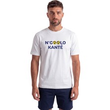 Color Luxe ''n'goolo Kante'' Futbol Temalı Baskılı %100 Pamuk Rahat Kesim Premium Erkek Taraftar Tişört