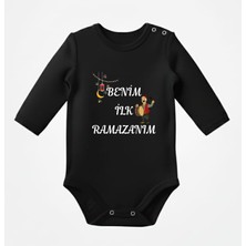 Venüs Dijital Benim Ilk Ramazanım Baskılı Uzun Kollu Bebek Body Zıbın