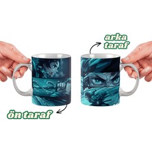 Mithor Shop Demon Slayer Tanjiro Aksiyon Sahnesi Baskılı Kupa