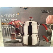 PremiumPort Büyük Kapasiteli Paslanmaz Çaydanlık, Şık ve Dayanıklı Tasarım