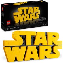 75407 LEGO Star Wars - Star Wars Logosu 700 Parça +18 Yaş