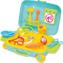 Fen Toys 03480 Barbıe Doktor Set Bavulum(Ürün Oyuncaktır)