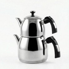 PremiumPort Büyük Boy Çaydanlık, Sağlam ve Şık Tasarım, Dayanıklı Metal Kaplama