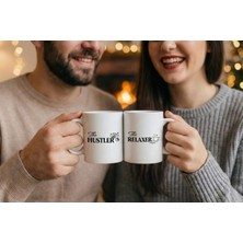 Mithor Shop Hustler & Relaxer – 2’li Kupa Seti | Sevgililer Günü Özel Tasarım Kupa
