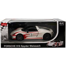 Sunman 70710 1:14 Uzaktan Kumandalı Porsche 918 Spyder Weissach Işıklı Araba 32 cm