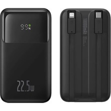 Baseus Comet Series 10000MAH 22.5W Hızlı Şarj Dijital Göstergeli POWERBANK-(5775)