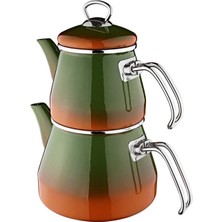 PremiumPort Şık ve Dayanıklı Emaye Çaydanlık Takımı, Modern Tasarım ve Kullanışlılık