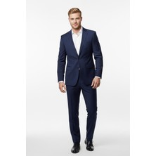 Uki Lacivert Slim Fit 6 Drop Takım Elbise