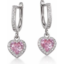 Imperial Kuyumculuk 925 Ayar Gümüş Kalpli Küpe