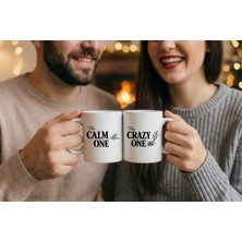 Mithor Shop The Calm One & The Crazy One – 2’li Kupa Seti | Sevgililer Günü Özel Tasarım