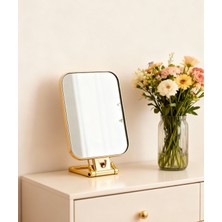 Basel Maison Dikdörtgen  15X11.5CM  Makyaj Aynası / Çift Taraflı  Katlanır Ayaklı