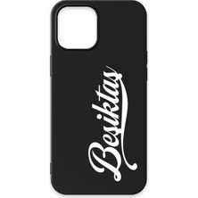 iPhone 12 Pro Uyumlu Beşiktaş El Yazılı Siyah Silikon Lisanslı Telefon Kılıfı