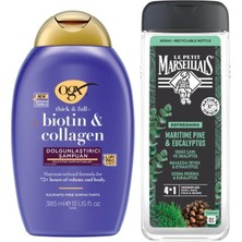 Ogx Biotin & Collagen Dolgunlaştırıcı Sülfatsız ŞAMPUAN 385 ml + Deniz Çamı & Okaliptüs Duş Jeli 400 ML