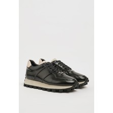 Faruk Balkanas Galaxy Model Kombinasyonlu Deri Jurdan Eva Taban Sneaker Ayakkabı