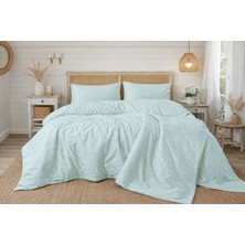 Moon Secret %100 Saten Premium Nevresim ve Havlu Seti 12 Farklı Renk Seçeneği 4 Parça Set 1