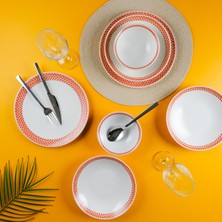 UltraMint Şık 18 Parça Kişilik Yemek Takımı, Modern ve Zarif Tasarım