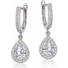 Imperial Kuyumculuk 925 Gümüş Damla Model Kadın Küpe