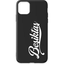 Piolent iPhone 11 Pro Uyumlu Beşiktaş El Yazılı Siyah Silikon Lisanslı Telefon Kılıfı