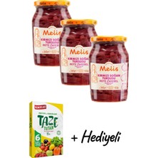 Kms Home Melis Kırmızı Soğan Turşusu Gurme Lezzet 340 gr x 3 Adet