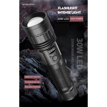 Kafkas Store I-Tdr PS-6153 10000 Lümen Zoomlu Mıknatıslı Tg Cob LED Powerbank Özellikli Profesyonel El Fene