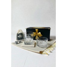 Hediyemen Premium Siyah Kutusunda Salon Vitrininde Sergilenmelik Viski Bardağı Seti