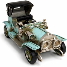 Hediyemio Dekoratif Metal Araba Modeli – Retro Nostaljik Klasik Araba Masa & Raf Dekoru