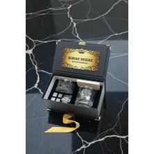 Hediyemen Premium Siyah Kutusunda Uzun Ömürlü Tasarıma Sahip Viski Bardağı Seti