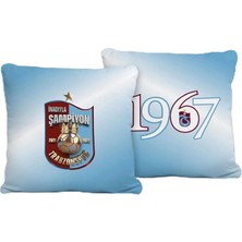 Taç Trabzonspor Desenli Pamuk Yastık, Tekli