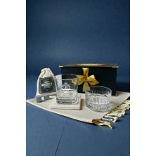 Hediyemen Premium Siyah Kutusunda Ofis Masasında Fark Yaratan Viski Bardağı Seti