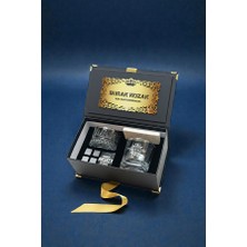 Hediyemen Premium Siyah Kutusunda Elit Zevkleri Olanlara Özel Viski Bardağı Seti