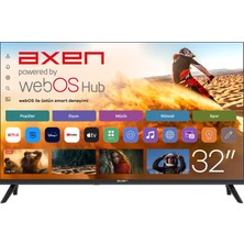 Axen AX32HMLN-W02S 32'' 81 Ekran Uydu Alıcılı HD Ready  webOS  LED TV