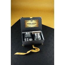 Hediyemen Premium Siyah Kutusunda Babaya Alınabilecek Net Bir Hediye Viski Bardağı Seti