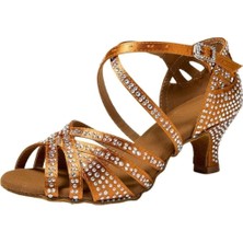 AGM Yeni Moda Latin Ayakkabıları, Salsa Ayakkabısı ,taş Işlemeli Dansçı Ayakkabısı ,topuklu Abiye Ayakkabı