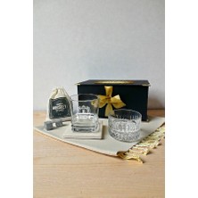 Hediyemen Özel Kutusunda Içim Ritüeline Odaklanan Viski Bardağı Seti