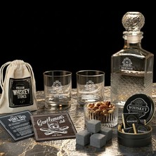 Hediyemen Kurumsal Hediyeye Yakışan Viski Bardağı ve Şişesi Seti