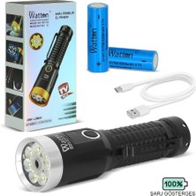 Kafkas Store I-Tdr 2800 Lümen Özel Seri Yeşil Lazer Özellikli Mıknatıslı WT-735