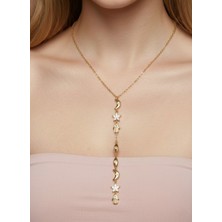 Eva Takı Store Manifest Y Dikey Sembollü Hamsa Ay Yıldız Figürlü Kolye