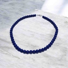 Lal Dizayn Boncuk Kolye - El Yapımı - Bohem Kadın Aksesuar