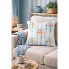 Evdek Çift Tarafı Baskılı Kırlent Kılıfı 6EBD21