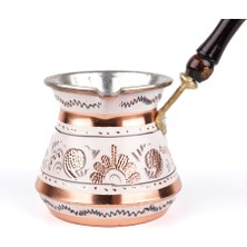 PremiumPort El Işlemeli Bakır Cezve, Erzincan, Tombik, 4 Kişilik