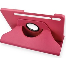 Kafkas Store I-Tdr Samsung Galaxy T870 Tab S7 11 Kılıf 360 Tablet Deri Kılıf - Pembe