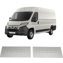 Otokap Universal Citroen Jumper 2006-2025 Krom Iç Kapı Eşiği 2 Parça