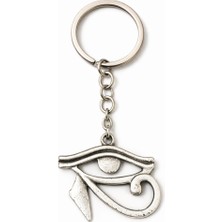 Herşey Nota Stilize Göz Formlu Metal Figür Anahtarlık – Tasarım Metal Anahtarlık