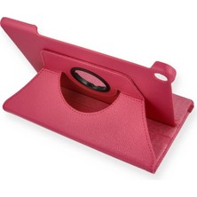 Kafkas Store I-Tdr Lenovo Tab M10 TB328FU Kılıf 360 Tablet Deri Kılıf - Pembe