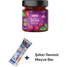 Kms Home Harras Şeker Ilavesiz Vişne Reçeli % 65 Vişne 275 gr + Corny Şeker Ilavesiz Kuruyemişli Bar
